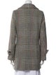 Bill Blass Wool Plaid Print Jacket