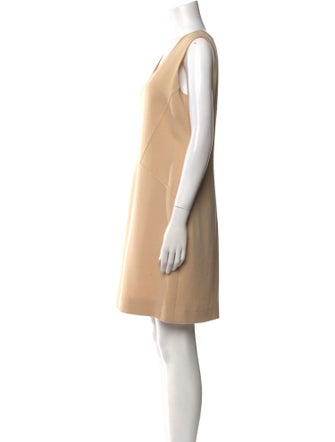 Bill Blass V-Neck Mini Dress