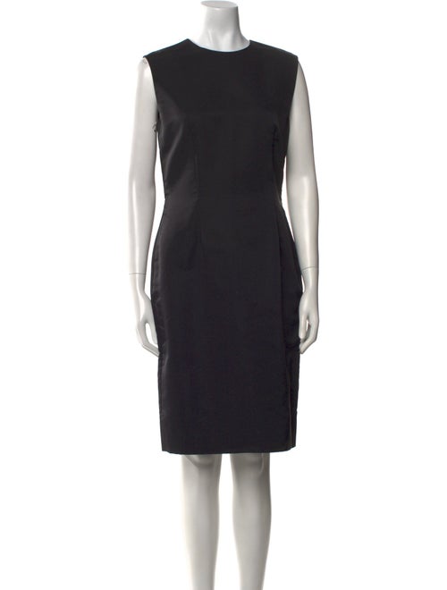 Bill Blass Crew Neck Knee-Length Dress