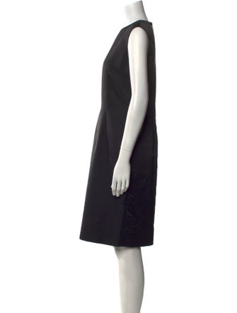 Bill Blass Crew Neck Knee-Length Dress