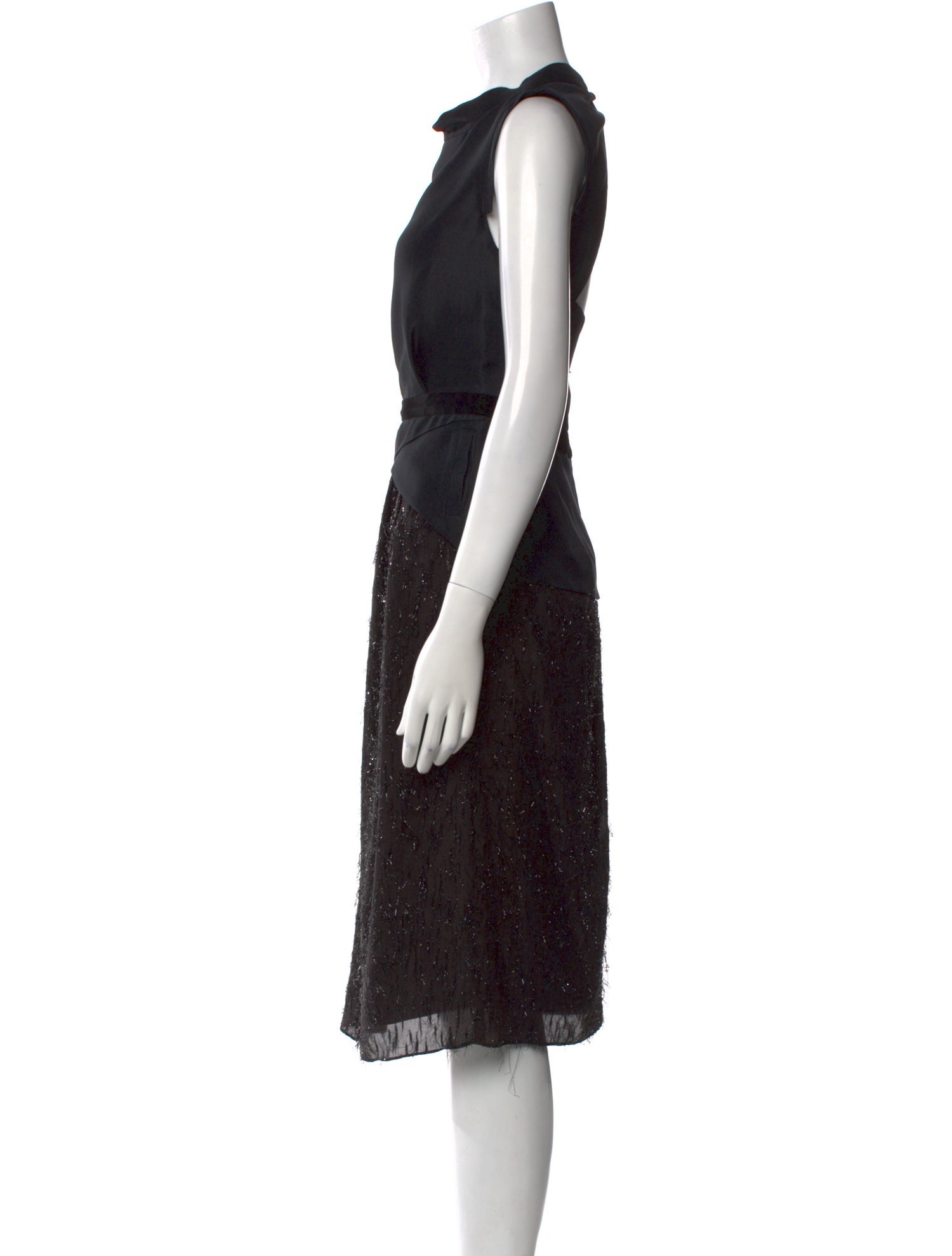 Bill Blass Crew Neck Midi Length Dress w/ Tags