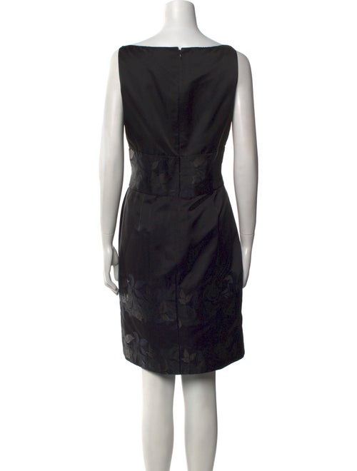 Bill Blass V-Neck Knee-Length Dress