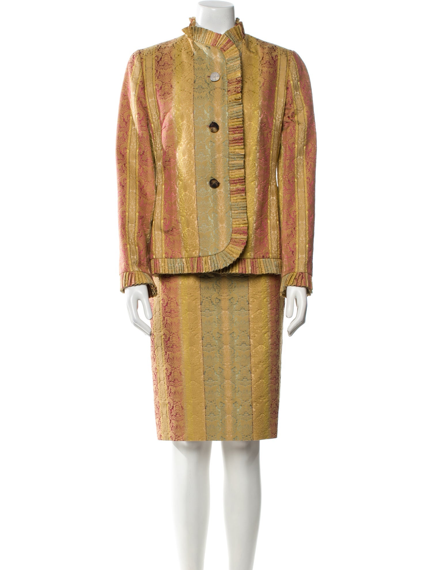 Bill Blass Vintage Late 1990's - Early 2000's Skirt Suit