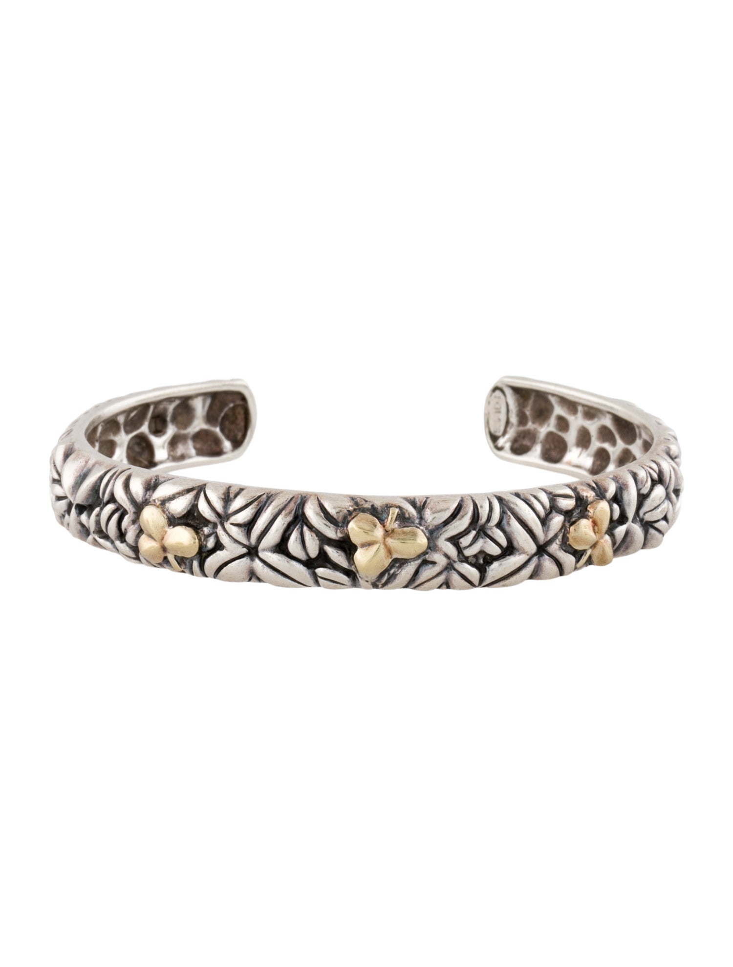 Bill Blass Floral Cuff Bracelet