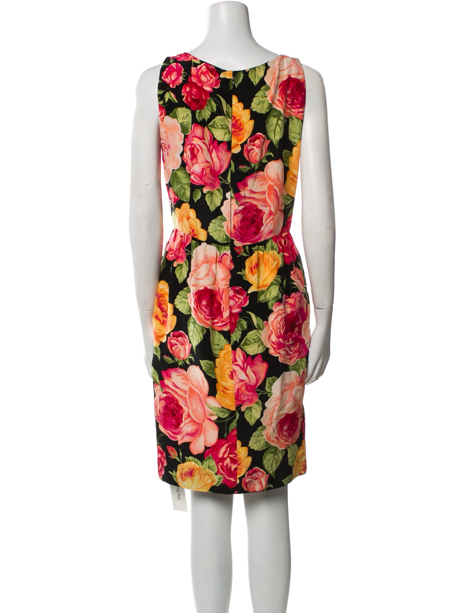 Bill Blass Floral Print Knee-Length Dress