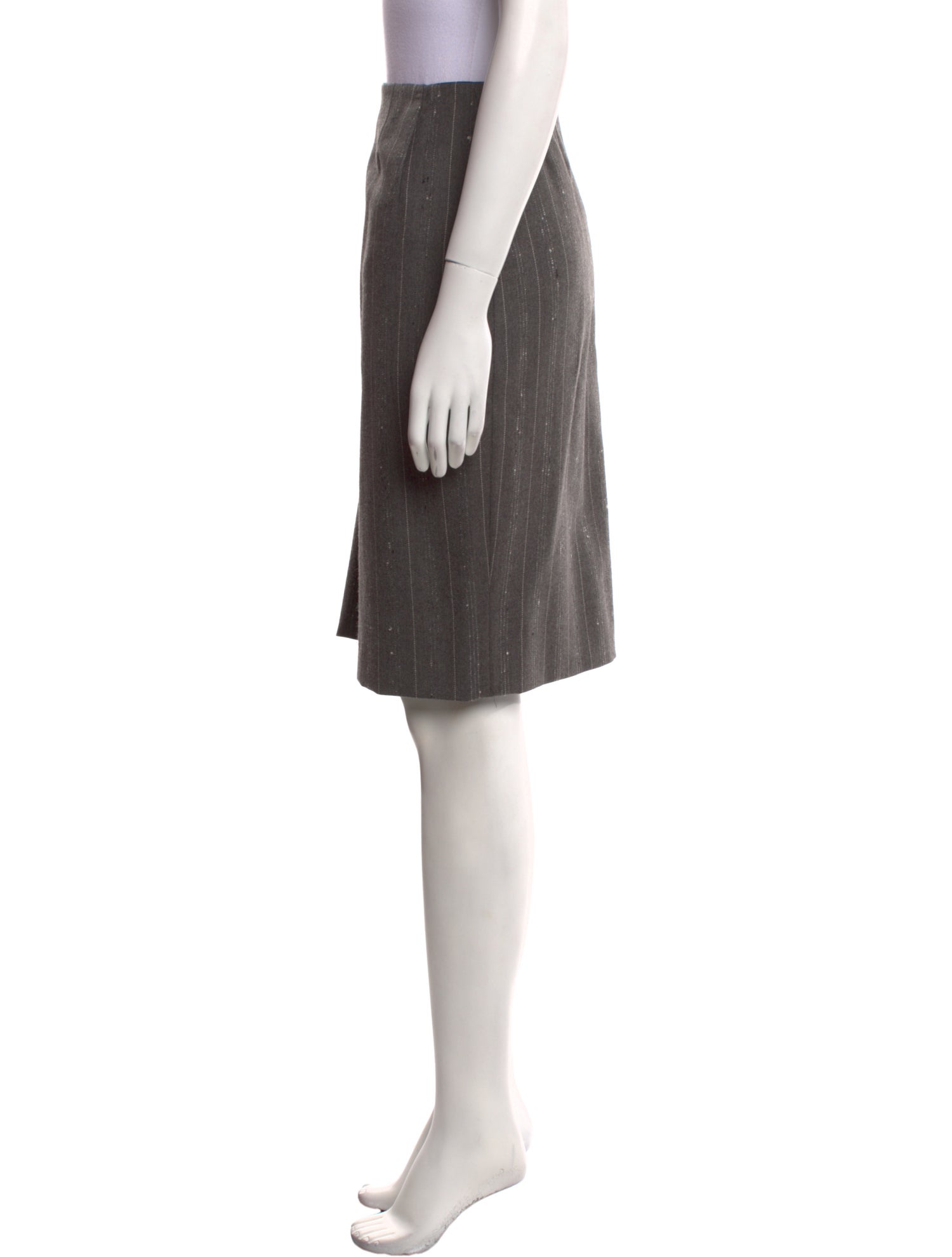 Bill Blass Wool Knee-Length Skirt