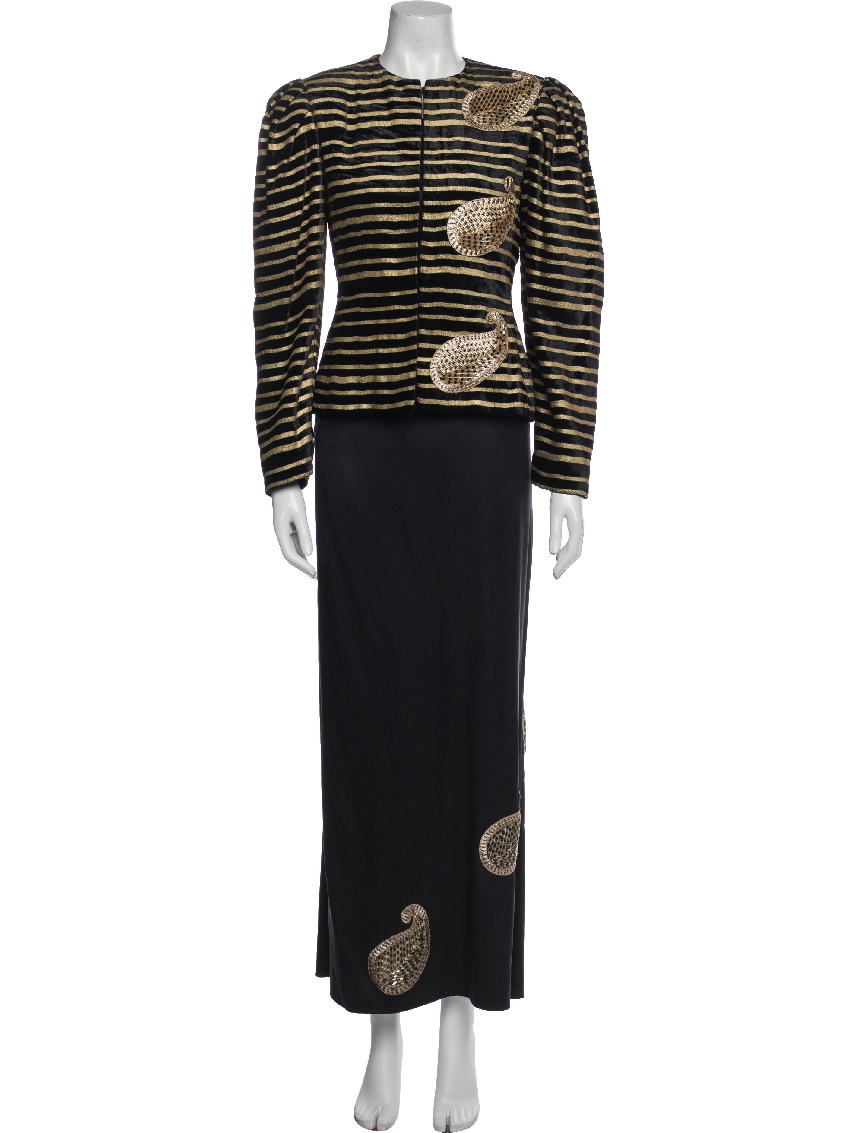 Bill Blass Vintage 1980's Dress Set