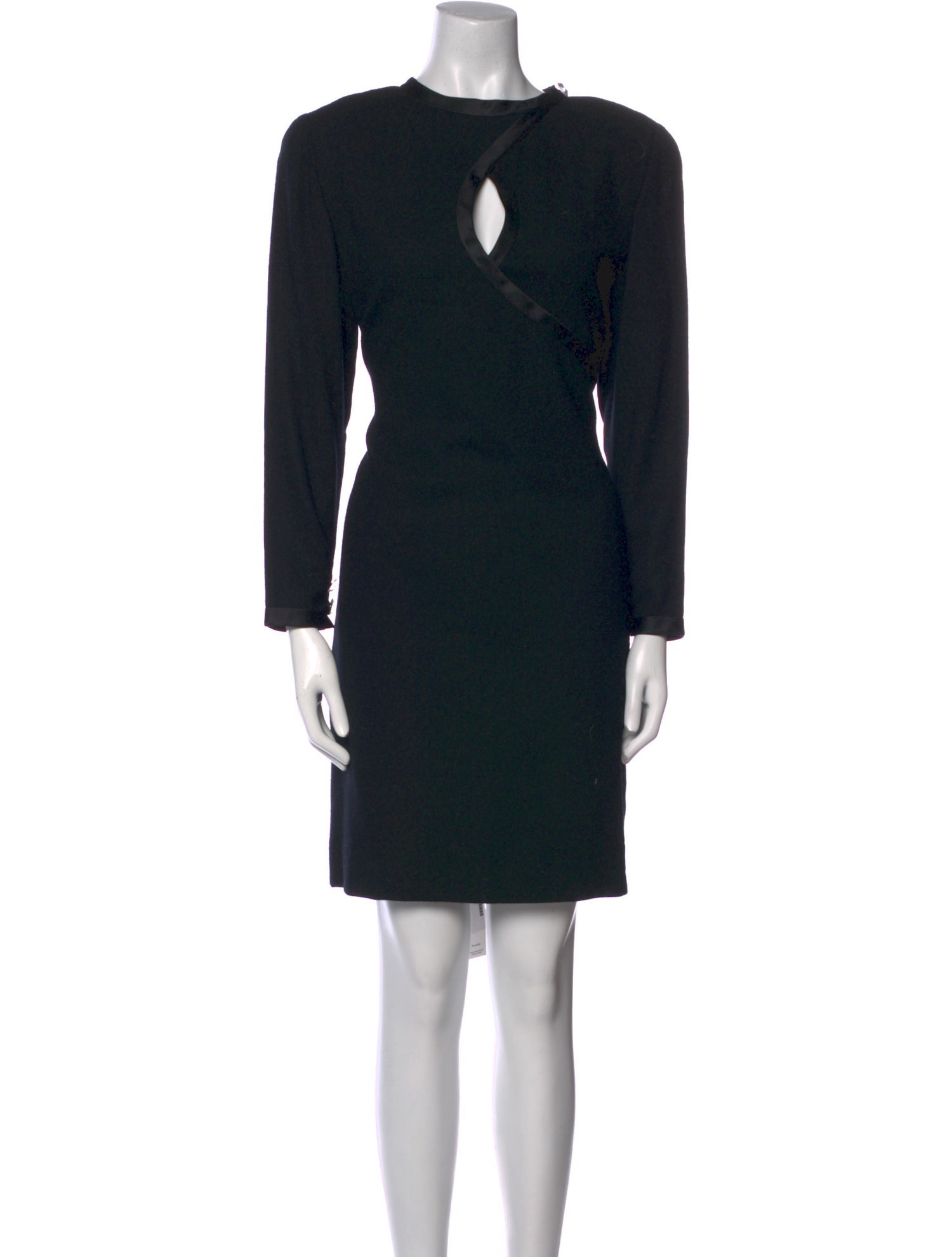 Bill Blass Crew Neck Mini Dress