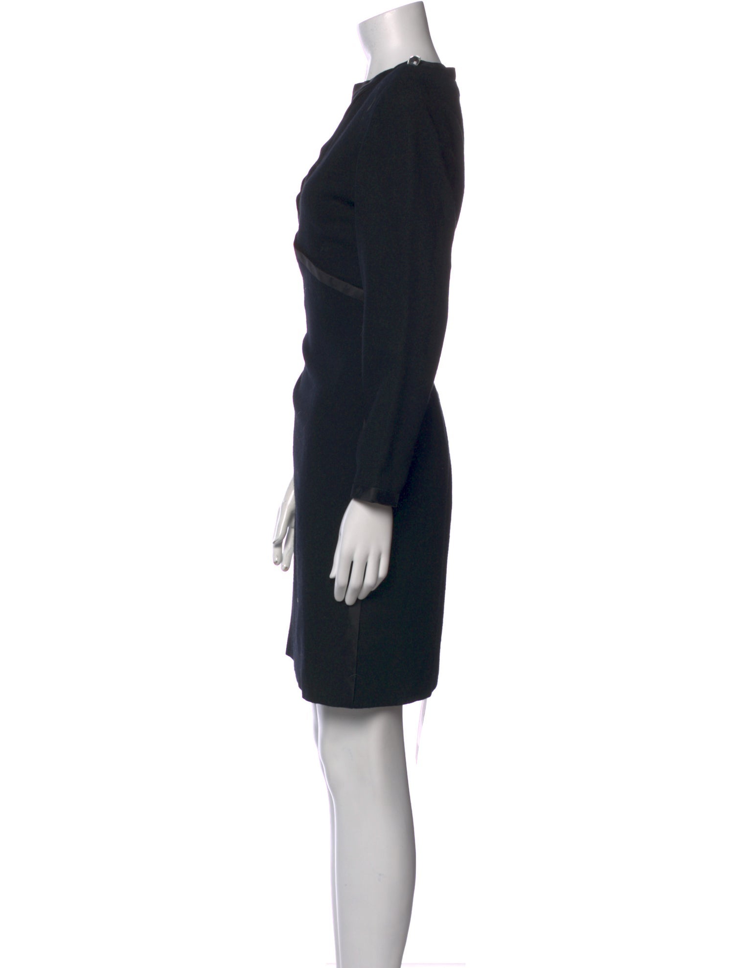 Bill Blass Crew Neck Mini Dress