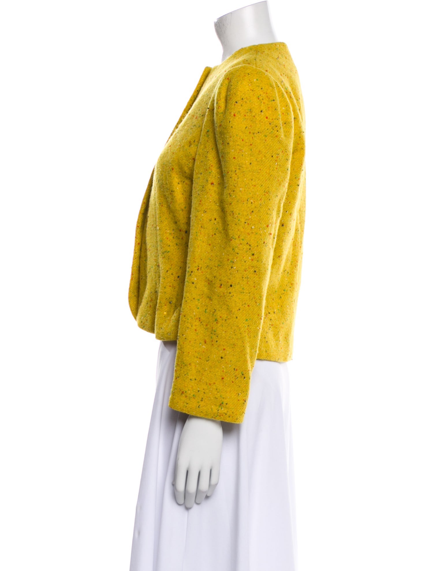 Bill Blass Tweed Pattern Evening Jacket