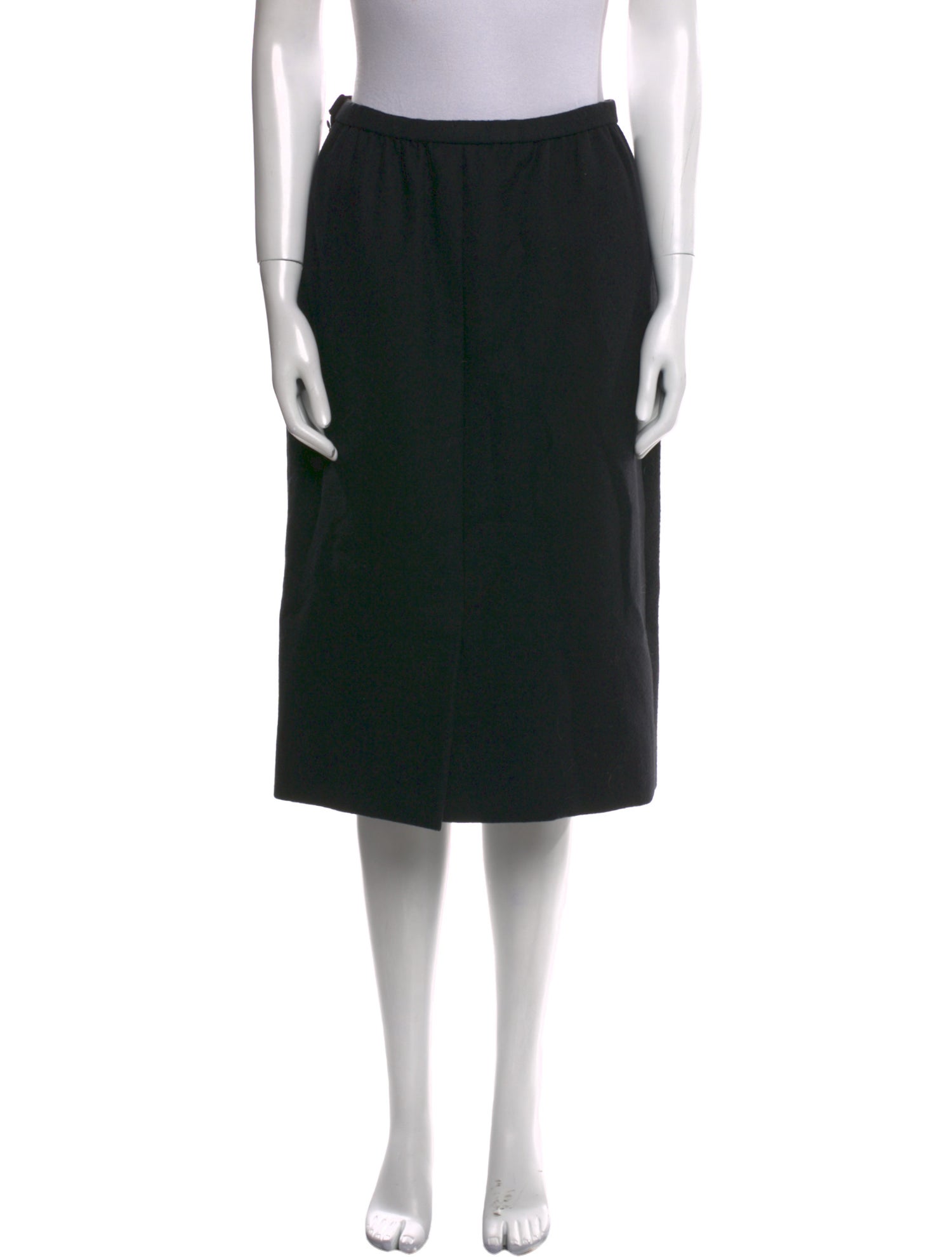 Bill Blass Pleated Accents Knee-Length Skirt