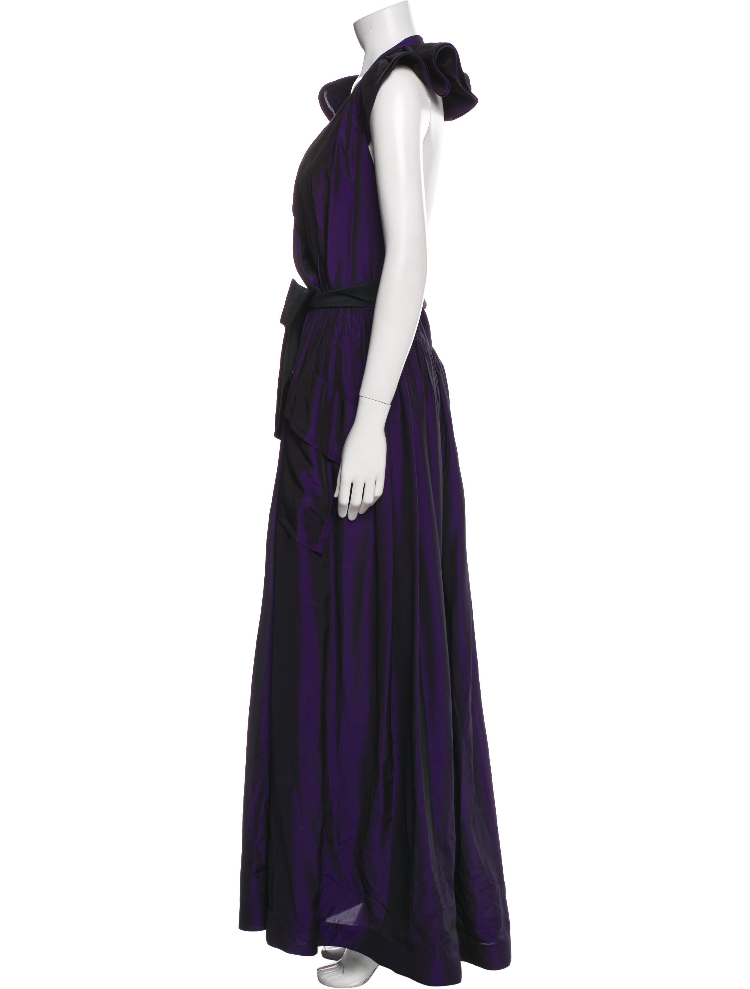 Bill Blass V-Neck Long Dress w/ Tags