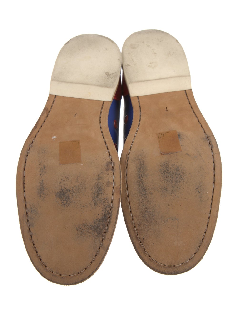 Bill Blass Leather Colorblock Pattern Sneakers - image 5