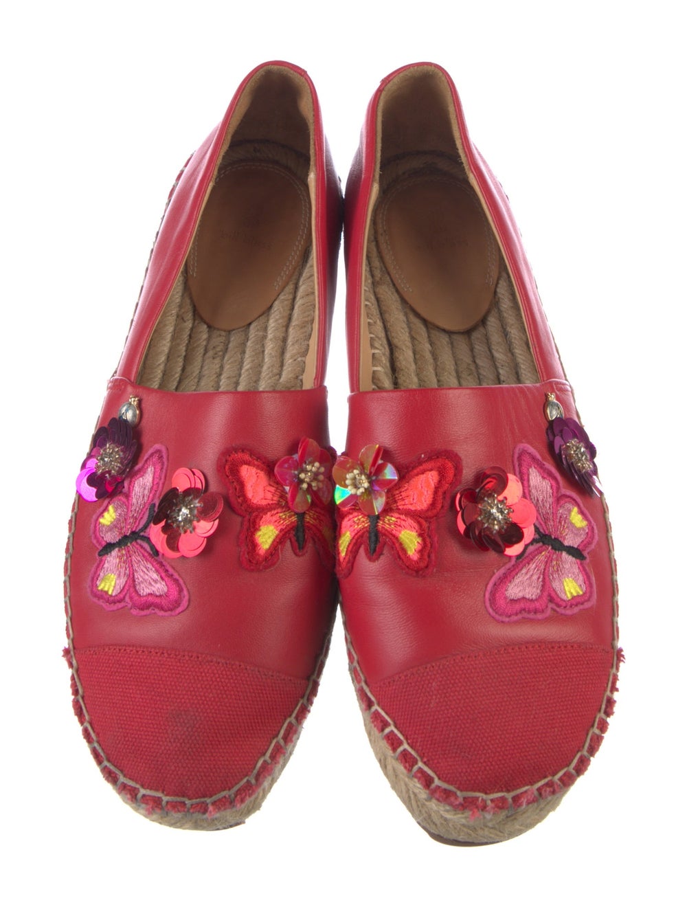 Bill Blass Leather Patterned Espadrilles - image 3