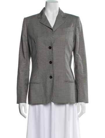 Pre-owned Bill Blass Vintage 1990's Blazer In Gray