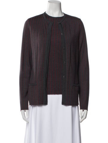 Pre-owned Bill Blass Wool Pantsuit In Gray