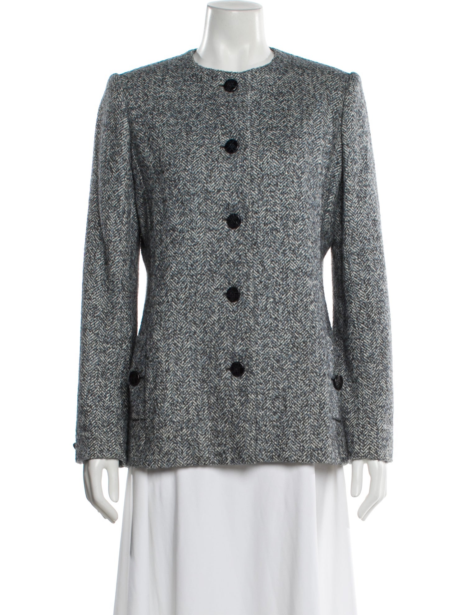 Bill Blass Vintage Printed Evening Jacket