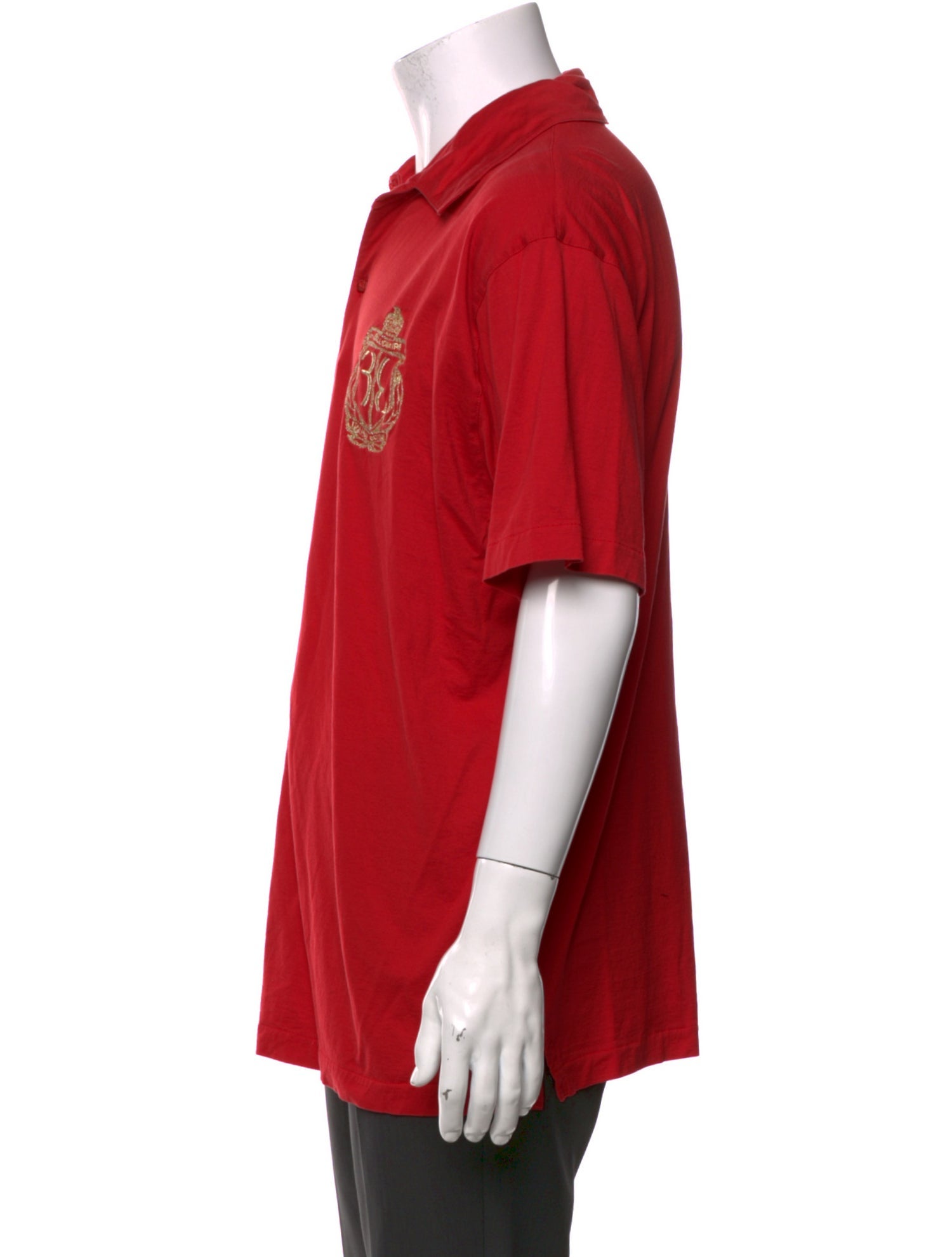 Billionaire Italian Couture Collar Short Sleeve Polo Shirt