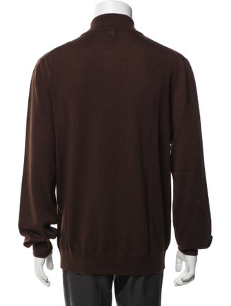 Billionaire Italian Couture Virgin Wool Graphic Print Pullover