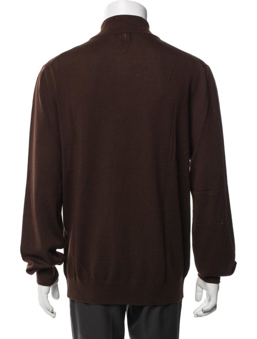 Billionaire Italian Couture Virgin Wool Graphic Print Pullover