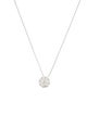 Birks 18K Diamond Snowflake Pendant Necklace