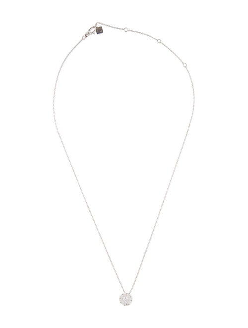 Birks 18K Diamond Snowflake Pendant Necklace