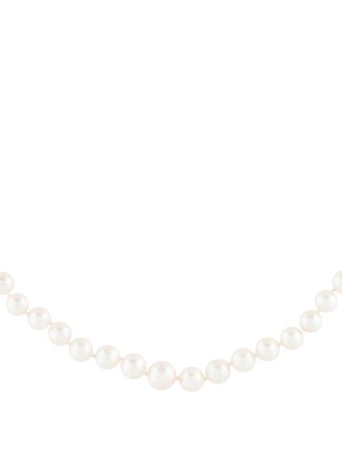 Birks 14K Pearl, Sapphire & Diamond Strand Necklace