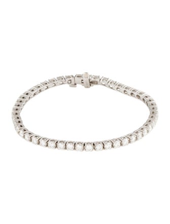 Birks 18K 3.36ctw Diamond Tennis Bracelet