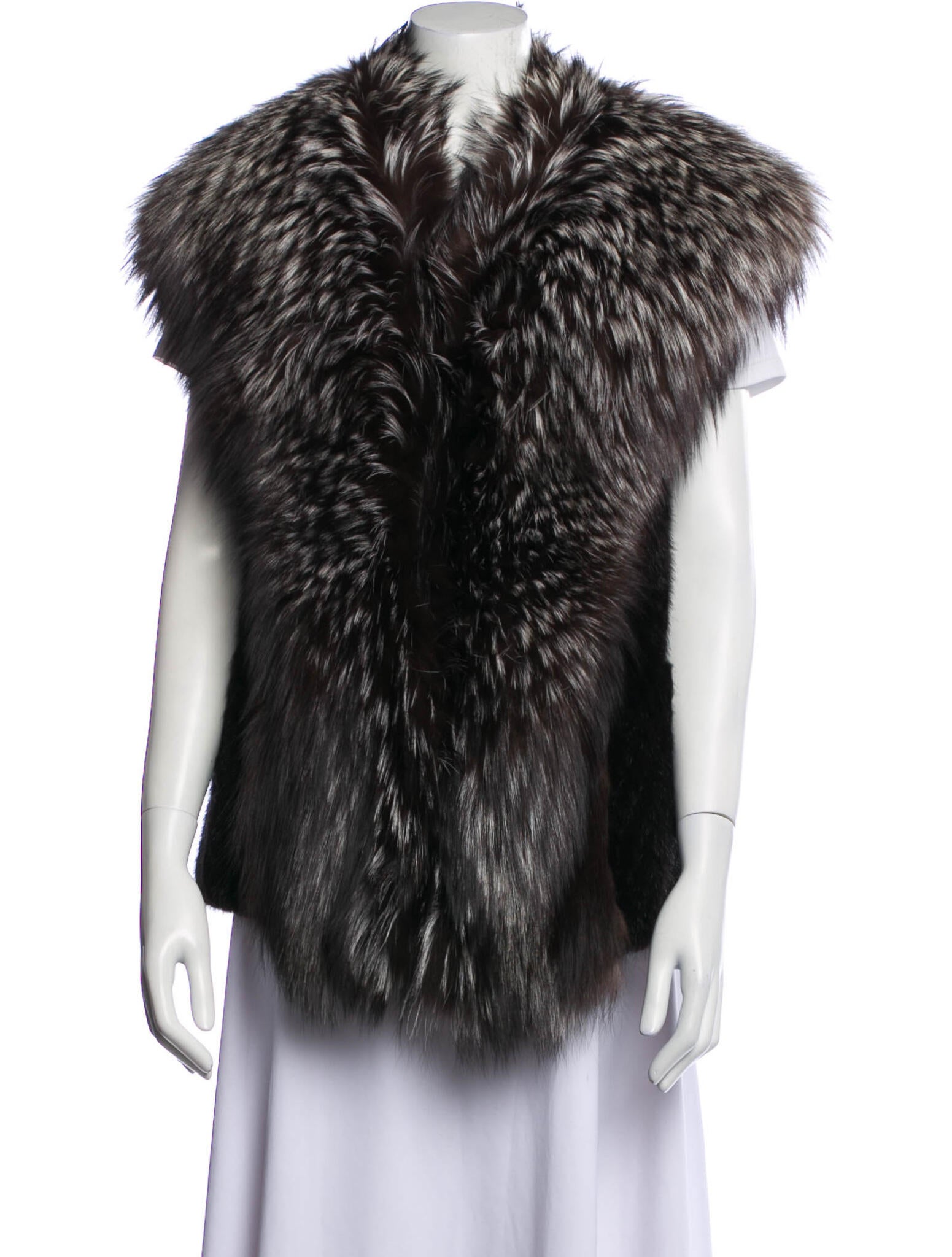 Birger Christensen Mink Animal Print Fur Jacket Brown Jackets