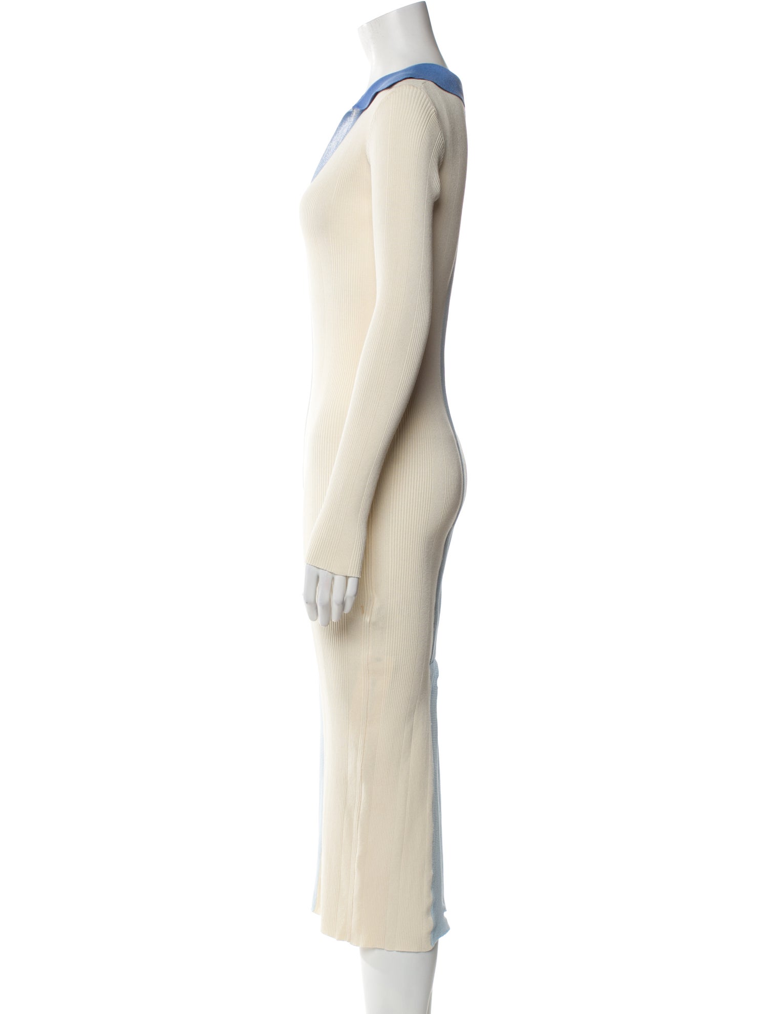 REMAIN Birger Christensen V-Neck Midi Length Dress