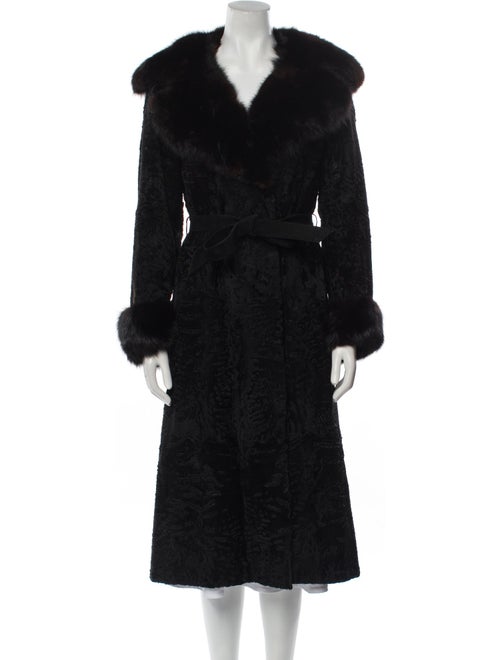 Birger Christensen Mongolian Lamb Fur Coat