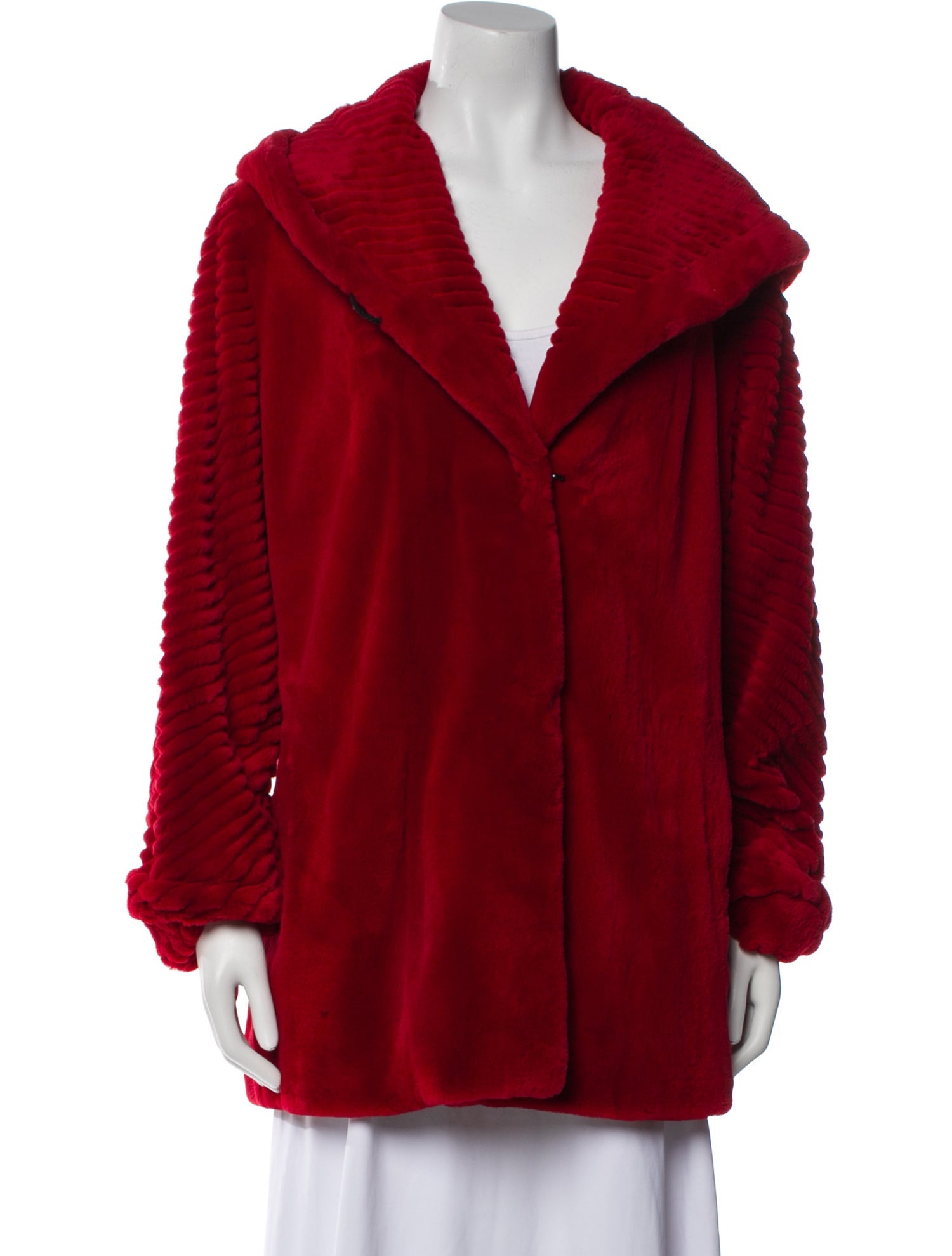 Birger Christensen Faux Fur Coat