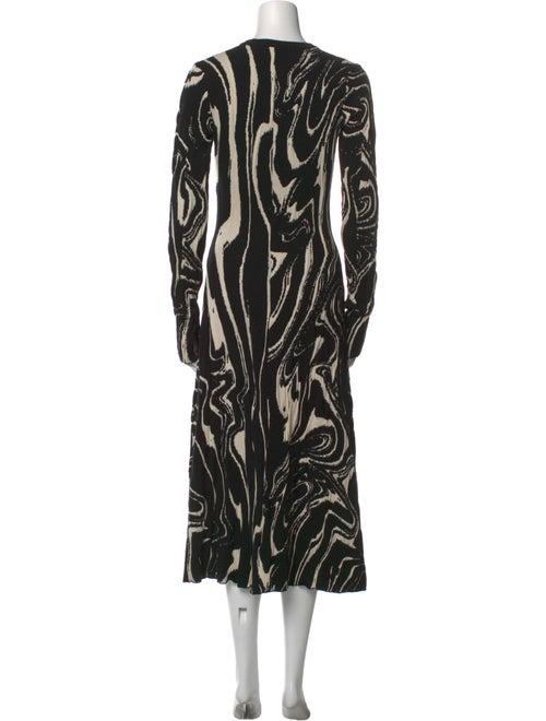 ROTATE Birger Christensen Printed Long Dress