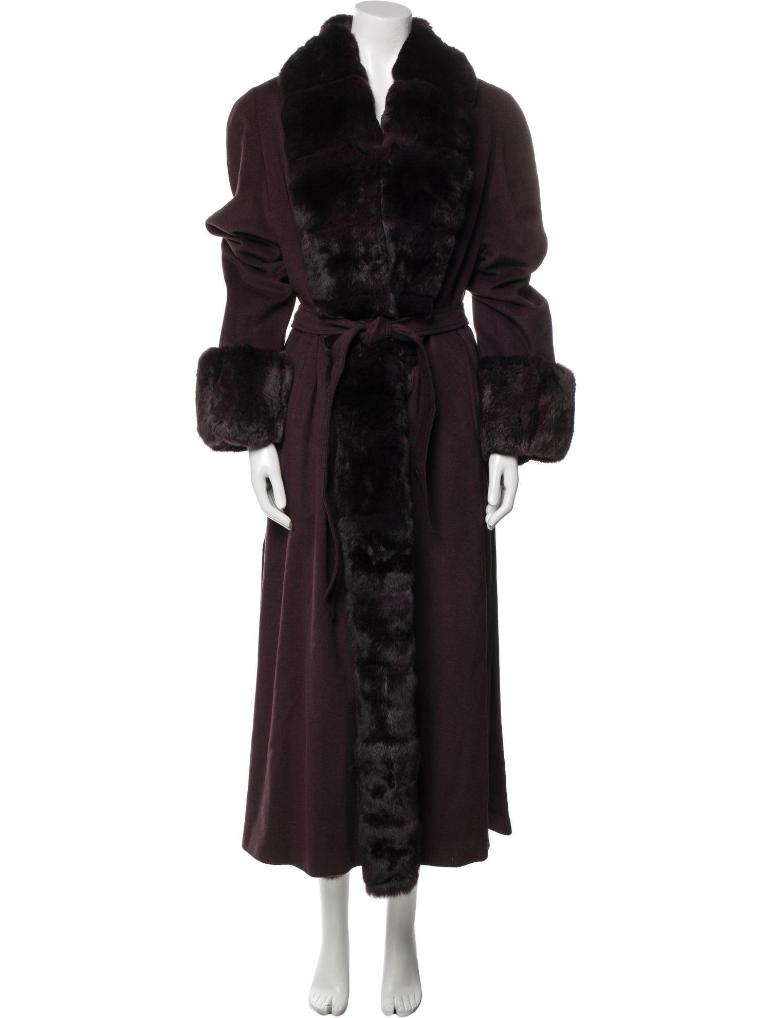 Birger Christensen Angora Fur Coat