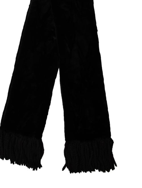 Birger Christensen Fur Printed Scarf