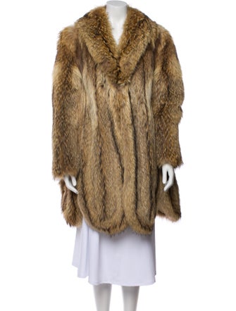 Birger Christensen Fur Faux Fur Coat