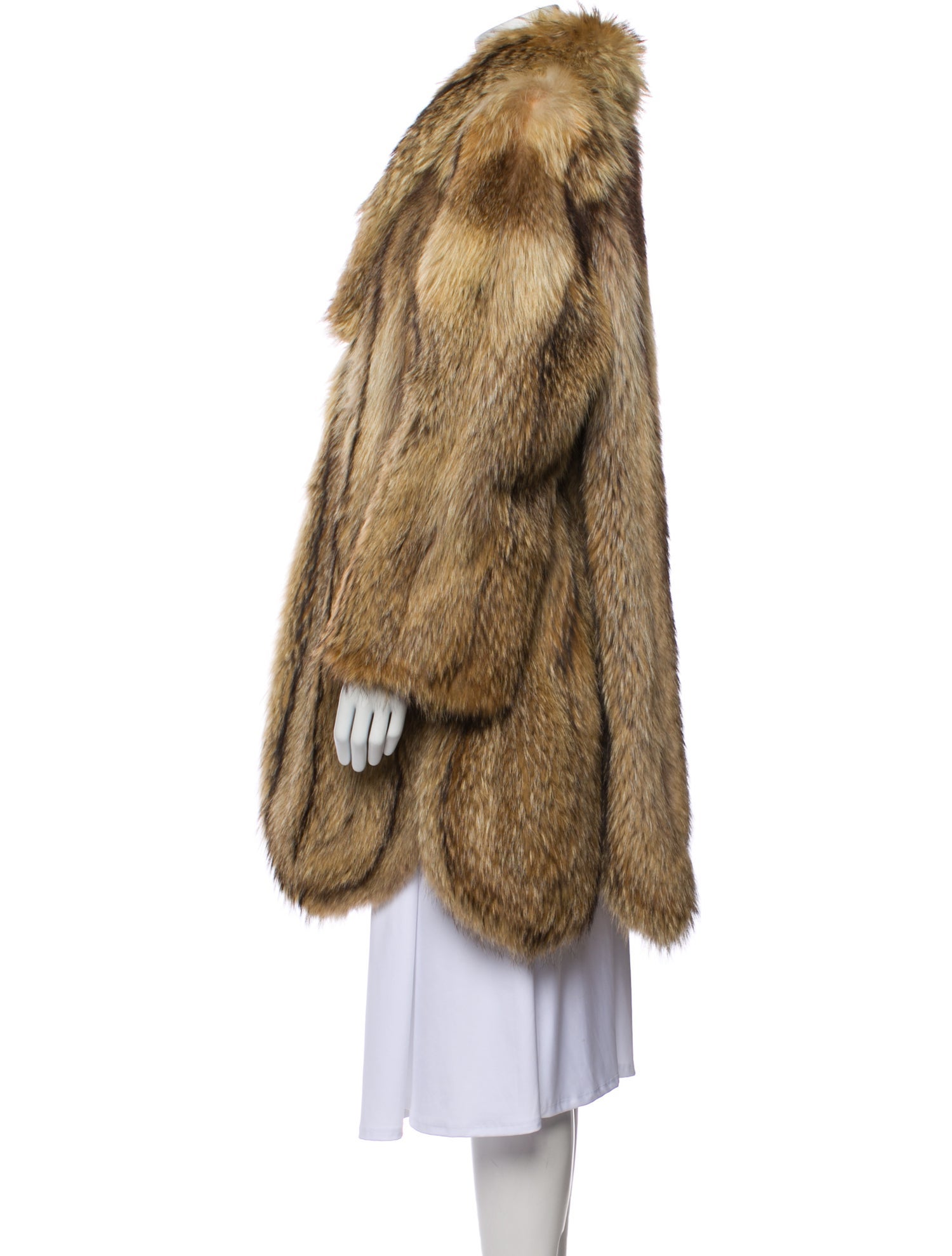 Birger Christensen Fur Faux Fur Coat