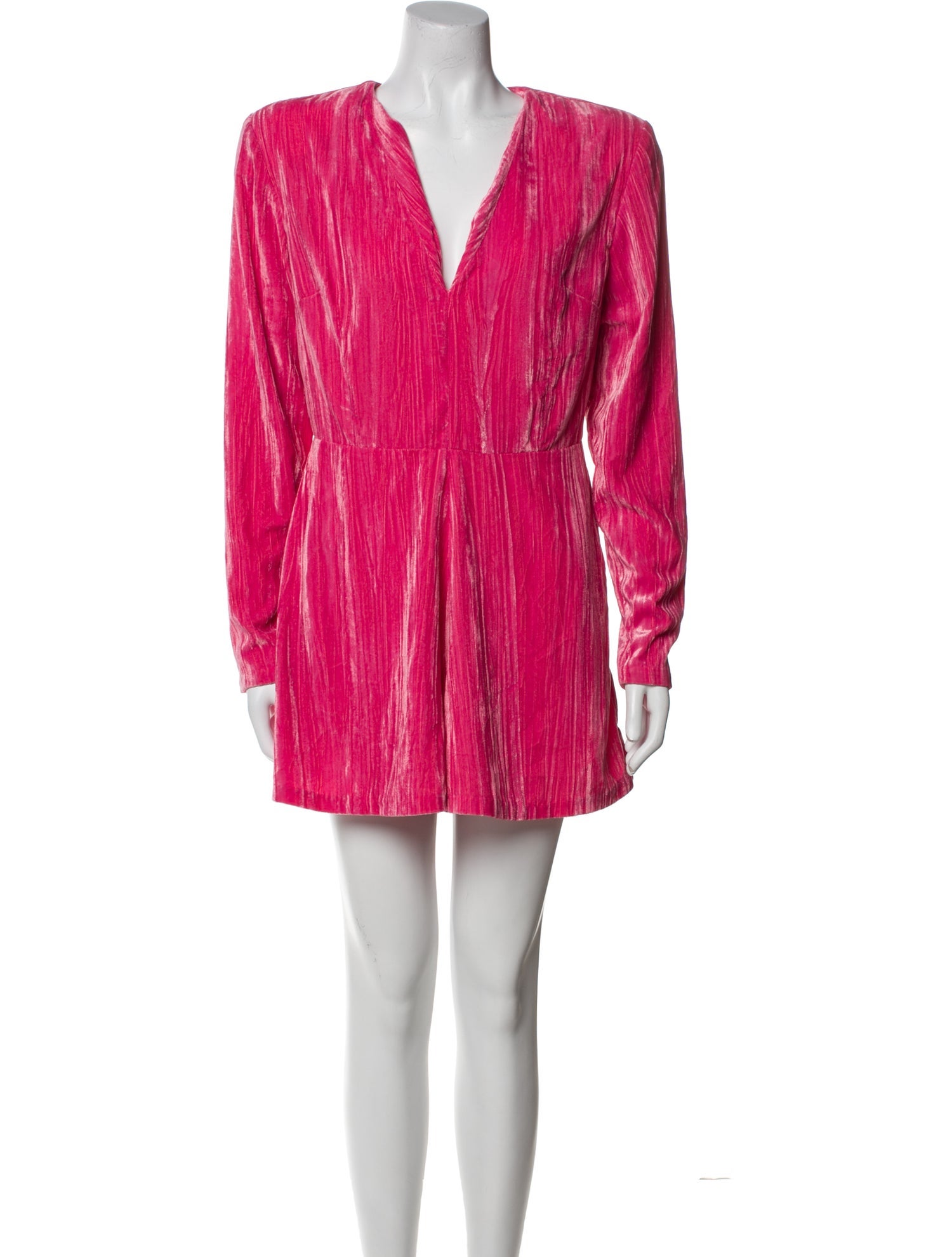 ROTATE Birger Christensen V-Neck Romper