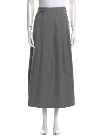 BITE Studios Wool Midi Length Skirt