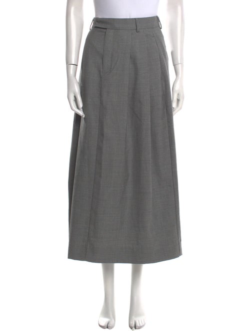 BITE Studios Wool Midi Length Skirt