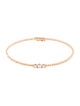 Bucherer 18K Diamond Bead Bangle Bracelet