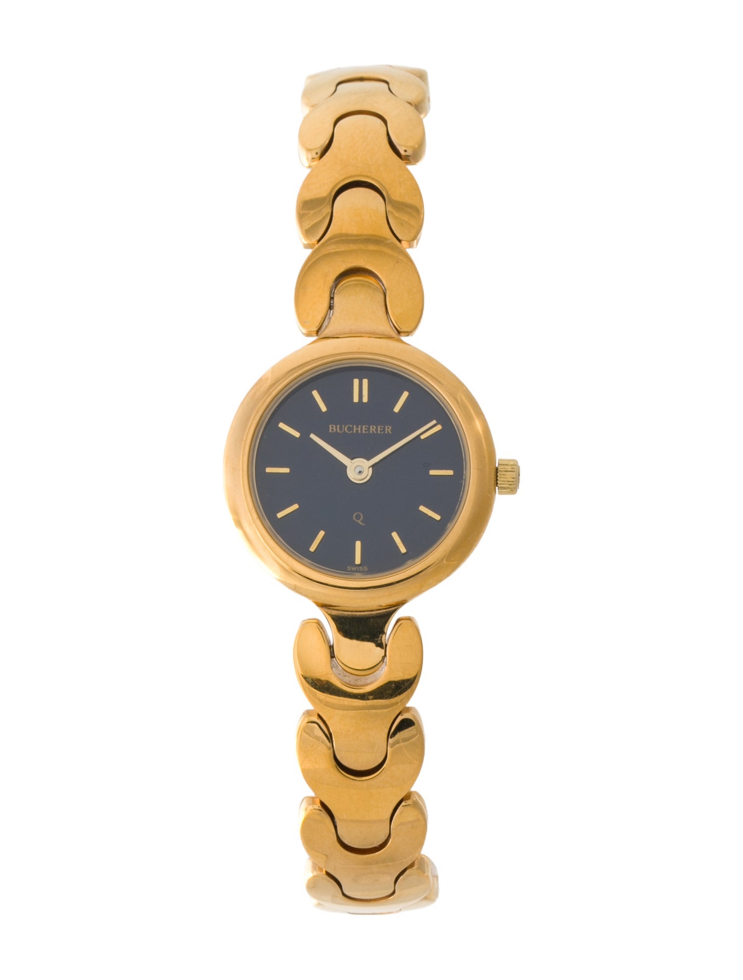 Bucherer Vintage Gold Plated Ladies Dress Watch