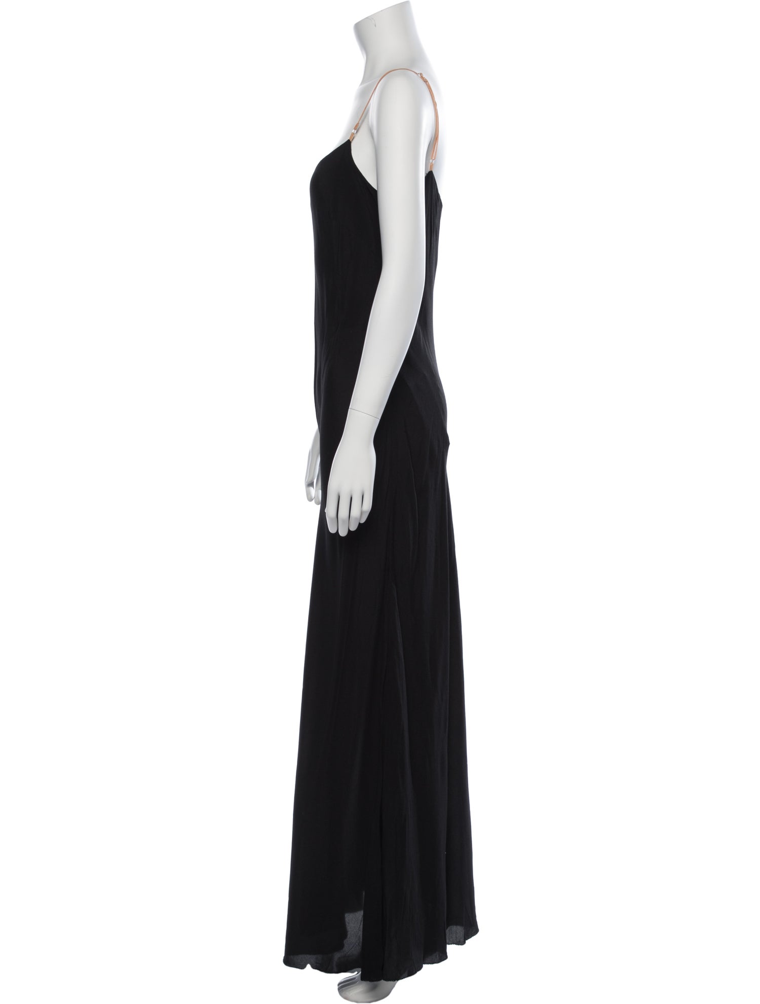 Biyan Scoop Neck Long Dress