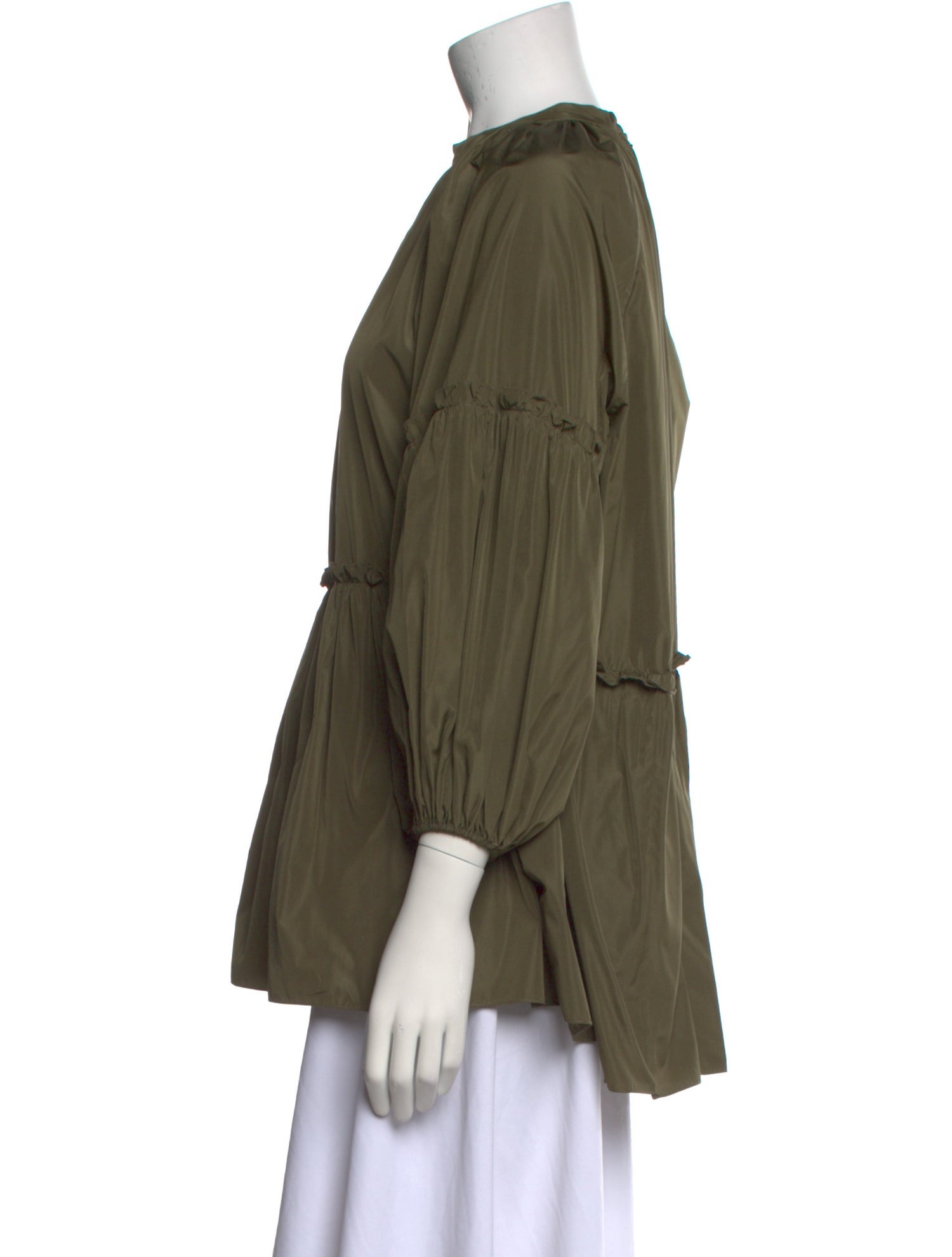 Biyan Crew Neck Three-Quarter Sleeve Blouse