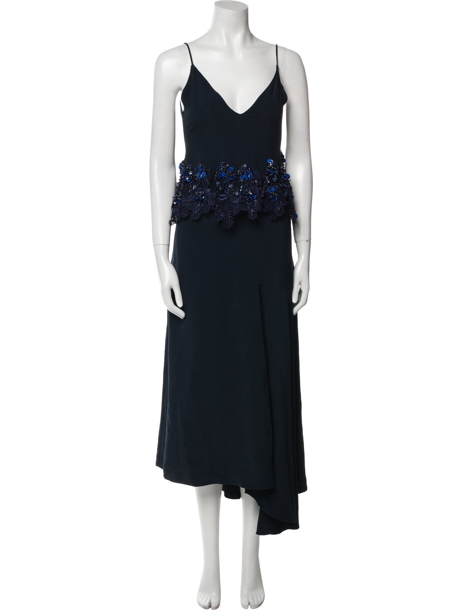 Biyan V-Neck Long Dress