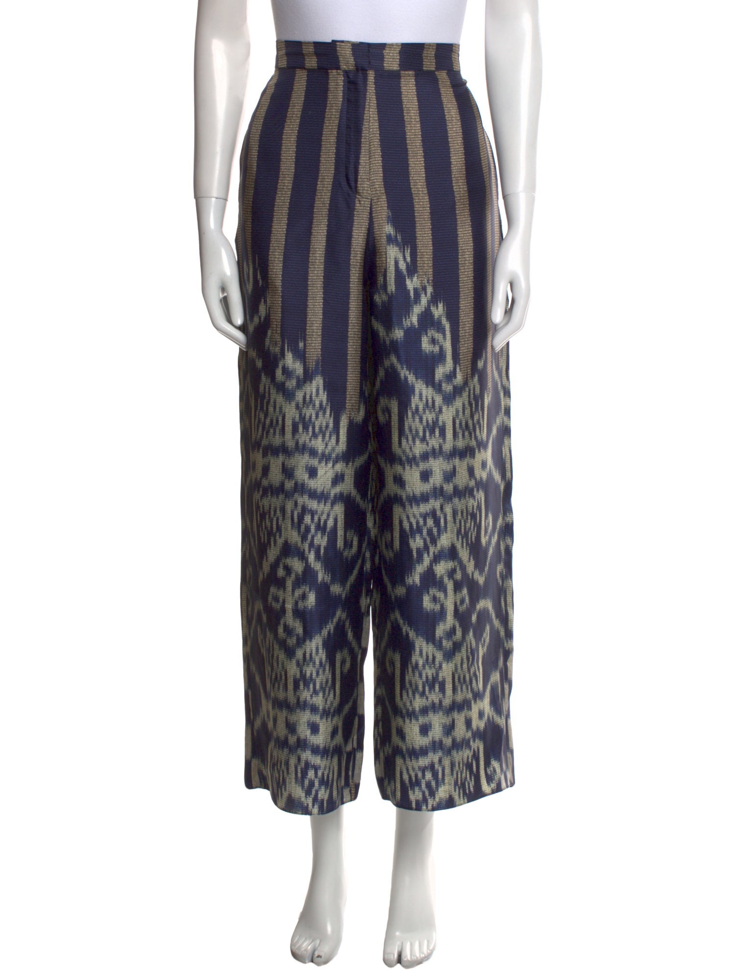 Biyan Silk Wide Leg Pants