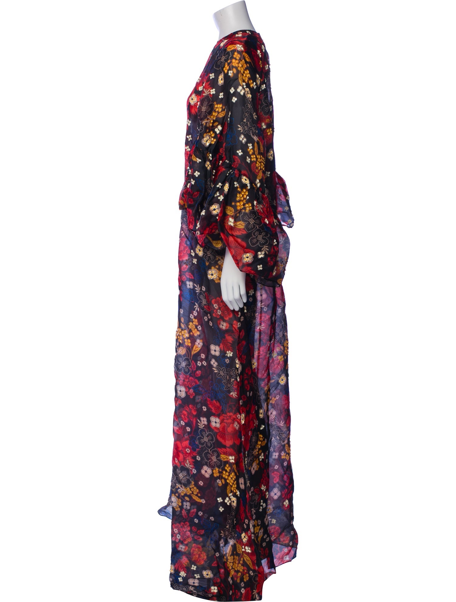 Biyan Silk Long Dress w/ Tags