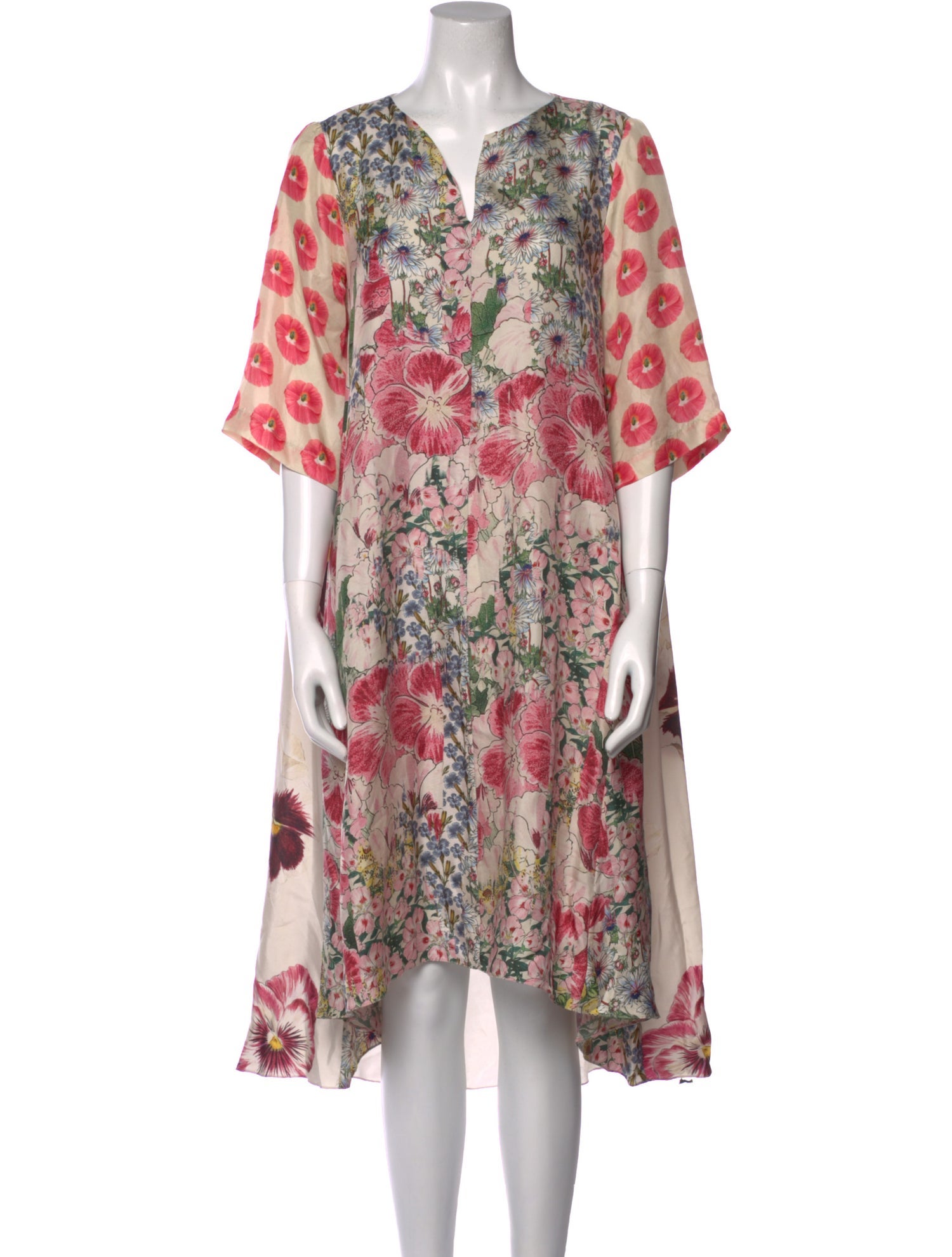 Biyan Silk Midi Length Dress