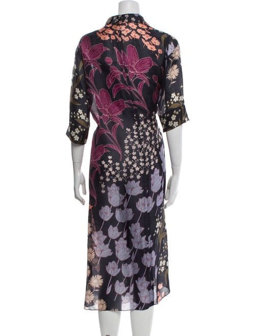 Biyan Silk Long Dress