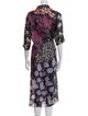 Biyan Silk Long Dress